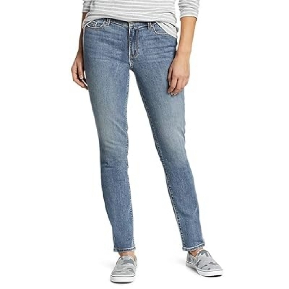 Eddie Bauer Slightly Curvy High Rise Skinny Jeans T6 Tall